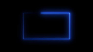 koyu mavi dikdörtgen çerçeve