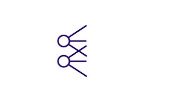 ağ bağlantısı vektör çizgisi simgesi, doğrusal işaret, özet çizimi, düzenlenebilir vuruşlar