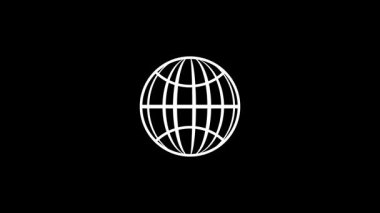 küresel ağ simgesi vektör illüstrasyonu. Küresel ağ simgesi ve web simgesi. küresel ağ vektör simgesi. düz tasarım biçimi.