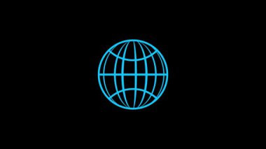 genel ağ simgesi, dış hat vektör işareti, sembol, logo tasarım şablonu, illüstrasyon