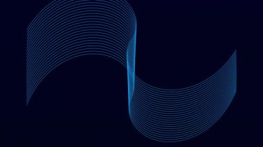 dinamik çizgileri olan soyut mavi arkaplan.