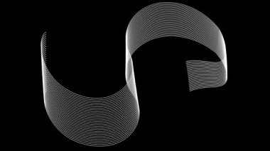 Siyah arka plan. 3d görüntüleme 3d.