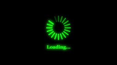 Çember şeklinde bir sembol yükleniyor