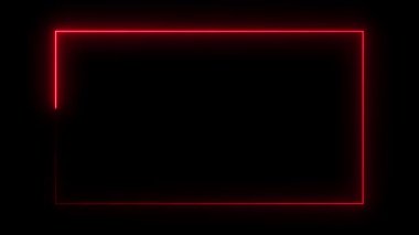 Kırmızı kare çerçeve. soyut arkaplan.
