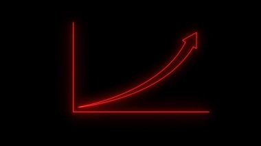 Kırmızı ok. vektör çizim.