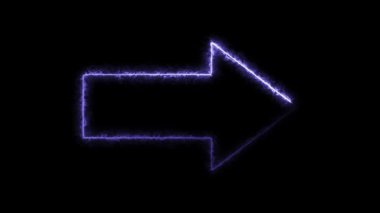 doğru okun çizgilerle yapılmış görüntüsü.