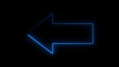 Mavi arkaplanda ok işareti