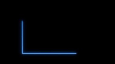 Neon parlayan harf h