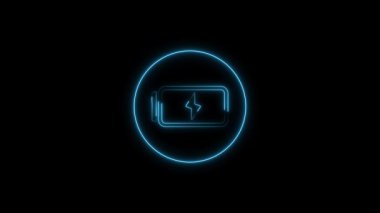 arkaplanda parlayan simge, vektör illüstrasyonu