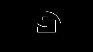 Pil vektör simgesi siyah arka plan üzerine