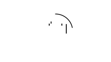 Bir çizgi sanat logosu tasarımının vektör illüstrasyonu