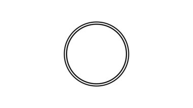 çizgi simgesi. Kamera simgesi beyaz arkaplan vektöründe izole edildi. Kamera simgesi. Modern taslak sembolü. 10 vektör