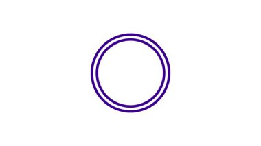 Bir harfin vektör çizimi.