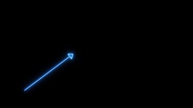 Bir yıldız şeklinde mavi ok işareti.