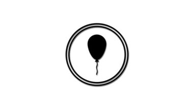 Siyah ve beyaz balon