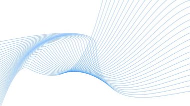 Vektör soyut mavi dalga arkaplanı