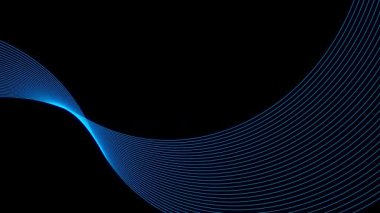 Çizgileri olan soyut siyah ve mavi arkaplan.