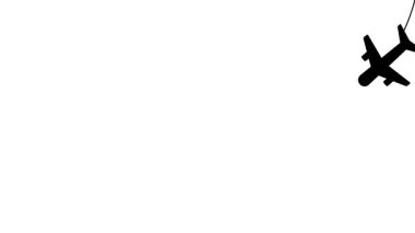 Uçak simge vektör çizim tasarım