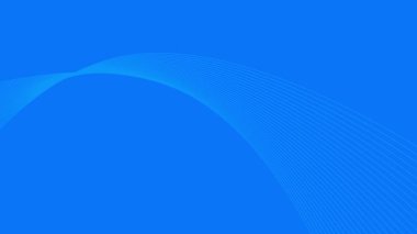 mavi arkaplan, çizgiler ve dalgalar. vektör illüstrasyonu.