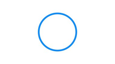 Çember çizgisi simgesinin çizimi. Çember konsepti beş numara dört