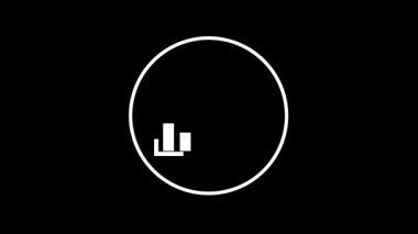 grafik simgesinin vektör illüstrasyonu