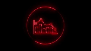 Parlayan neon hattı New York şehri, Amerika Birleşik Devletleri