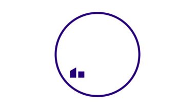 düz stil çubuk grafik simgesi