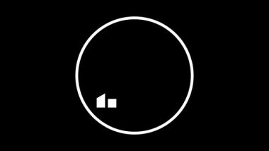 düz stil çubuk grafik simgesi