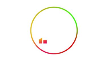 düz stil çubuk grafik simgesi