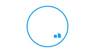 düz stil çubuk grafik simgesi