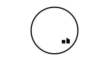 düz stil çubuk grafik simgesi