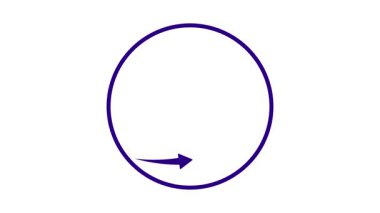 ok işareti simgesi, vektör çizimi