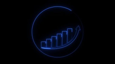 3 boyutlu illüstrasyon. soyut grafik şeması