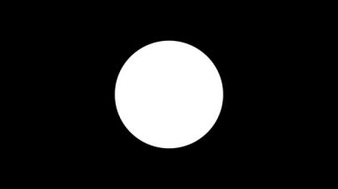 12 saat içinde hareket eden okları olan siyah saat simgesi. Stopwatch animasyonu. 