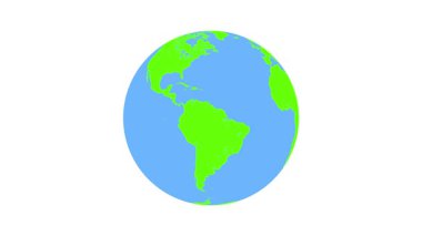 Avrupa 'nın mavi renkli, parlak yeşil renkli, beyaz üzerine izole edilmiş üç boyutlu haritası. yüksek kaliteli resimleme.