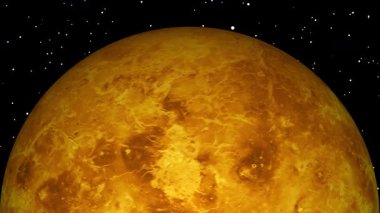 Arkasında bir gezegen sistemi olan Mars gezegeni. Bu resim Nasa tarafından döşenmiştir..