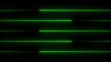 Siyah arkaplanda neon ışıkları.