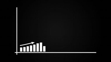 Beyaz bir grafiğin vektör çizimi