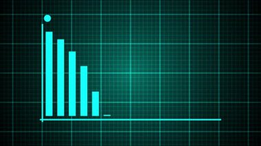 mavi çizgili grafik çizelgesi