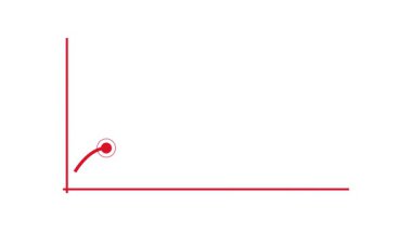 düz stil çubuk grafik simgesi