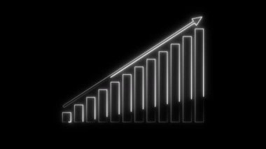 Bir grafik ile yukarı ok