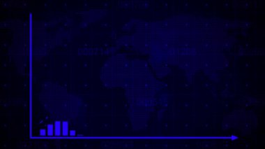 Ekranda ok olan iş geliştirme grafiği. İş büyümesi konsepti. 3d illüstrasyon
