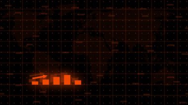 dijital grafik. veri analizi, grafik çizelgesi, diyagram, analiz, analitik. İş konsepti. soyut vektör