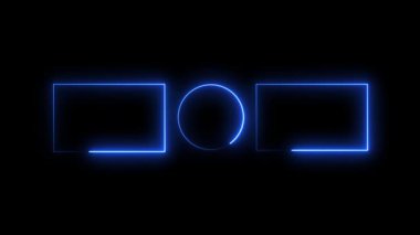 neon parlayan C harfi