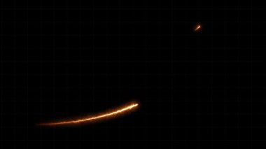 Siyah arkaplanda parlayan neon ışık çizgileri, soyut vektör illüstrasyonu, eps 8 dosyası