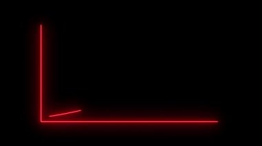 parlayan neon ok işareti