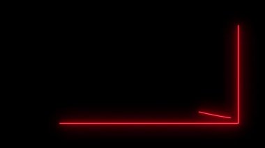 neon kırmızı ok işareti