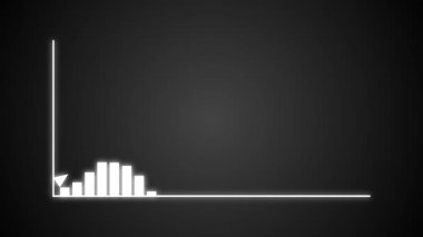 Bar çizelgesi vektörü. düz biçim simgesi