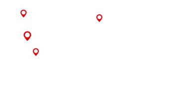 Beyaz arkaplanda kırmızı işaret