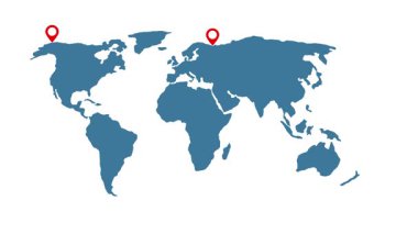 dünya haritası ikon vektör illüstrasyon tasarımı